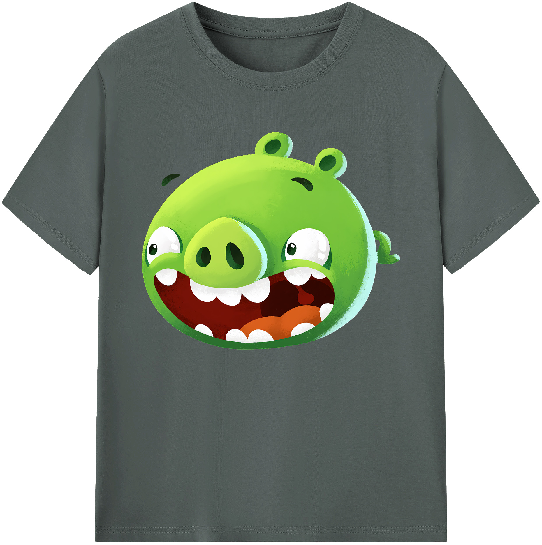 （画像用） Angry Birds アングリーバード 綿100％ メンズ半袖Tシャツ｜肌触りやわらか＆通気性